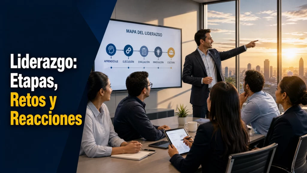 Liderazgo: Etapas, Retos y Reacciones