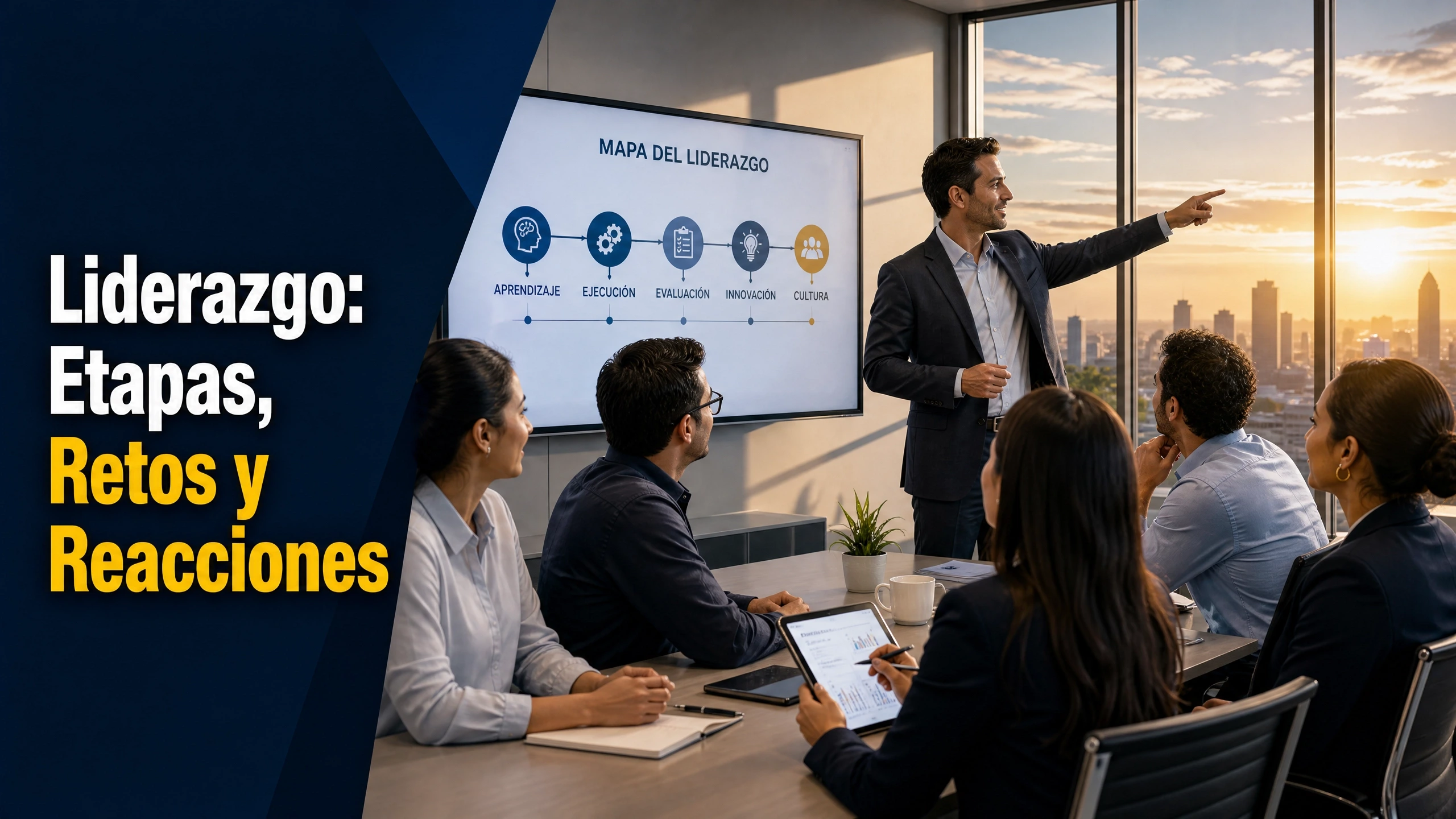 Liderazgo: Etapas, Retos y Reacciones