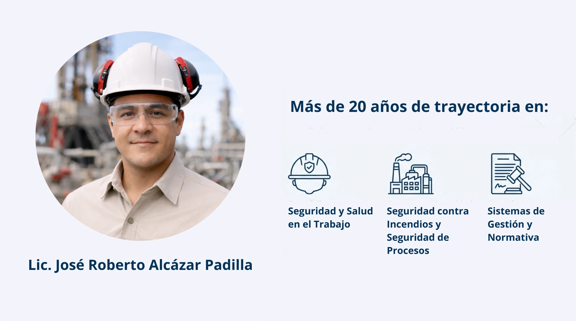 José Roberto Alcázar Padilla Safetynova seguridad y salud en el trabajo, seguridad de procesos, seguridad contra incendio sistemas de gestión, software plataforma web movil de hgieene y seguridad